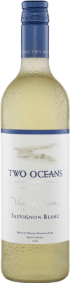 7,95 € 送料無料 | 白ワイン Two Oceans Vineyard Selection W.O. Western Cape Western Cape South Coast 南アフリカ Sauvignon White ボトル 75 cl