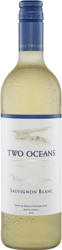 7,95 € 送料無料 | 白ワイン Two Oceans Vineyard Selection W.O. Western Cape Western Cape South Coast 南アフリカ Sauvignon White ボトル 75 cl