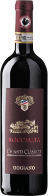 15,95 € Бесплатная доставка | Красное вино Uggiano Roccialta D.O.C.G. Chianti Classico Италия Sangiovese, Canaiolo бутылка 75 cl