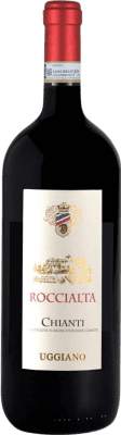 16,95 € 送料無料 | 赤ワイン Uggiano Roccialta D.O.C.G. Chianti イタリア Sangiovese, Canaiolo マグナムボトル 1,5 L