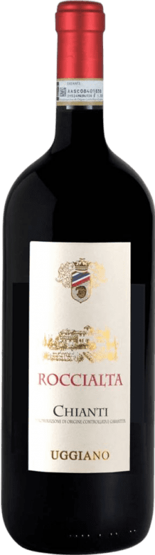 13,95 € Бесплатная доставка | Красное вино Uggiano Roccialta D.O.C.G. Chianti Италия Sangiovese, Canaiolo бутылка Магнум 1,5 L