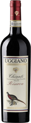 19,95 € Бесплатная доставка | Красное вино Uggiano Fagiano Резерв D.O.C.G. Chianti Тоскана Италия Sangiovese, Canaiolo бутылка 75 cl