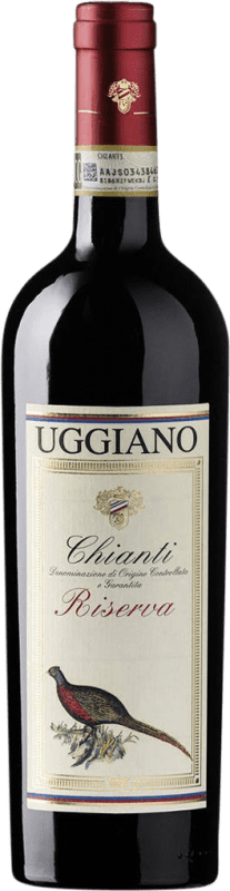 14,95 € Бесплатная доставка | Красное вино Uggiano Fagiano Резерв D.O.C.G. Chianti Тоскана Италия Sangiovese, Canaiolo бутылка 75 cl