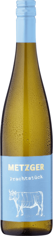 18,95 € 免费送货 | 白酒 Uli Metzger Prachtstück Cuvée KuhbA Weiß 半干半甜 Q.b.A. Pfälz 普法尔茨 德国 Nebbiolo, Scheurebe, Bacchus 瓶子 75 cl