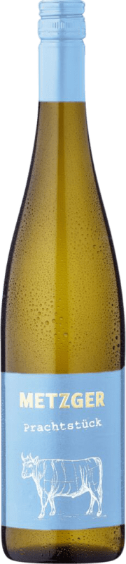 13,95 € Kostenloser Versand | Weißwein Uli Metzger Prachtstück KuhbA Halbtrocken Cuvée Q.b.A. Pfälz Pfälz Deutschland Nebbiolo, Scheurebe, Bacchus Flasche 75 cl