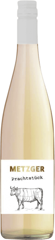 12,95 € Kostenloser Versand | Weißwein Uli Metzger Prachtstück KuhbA Trocken Blanc de Noirs Q.b.A. Pfälz Pfälz Deutschland Pinot Noir — Spätburgunder Flasche 75 cl