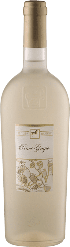 12,95 € Spedizione Gratuita | Vino bianco Tenuta Ulisse Linea Selezione D.O.C. Abruzzo Abruzzo Italia Pinot Grigio Bottiglia 75 cl