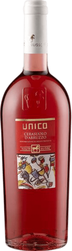 7,95 € Kostenloser Versand | Rosé-Wein Tenuta Ulisse Unico D.O.C. Cerasuolo d'Abruzzo Friaul-Julisch Venetien Italien Montepulciano Flasche 75 cl