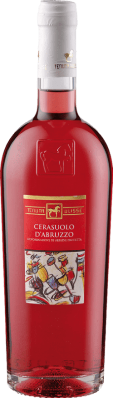 12,95 € 免费送货 | 玫瑰酒 Tenuta Ulisse Unico D.O.C. Cerasuolo d'Abruzzo 弗留利 - 威尼斯朱利亚 意大利 Montepulciano 瓶子 75 cl