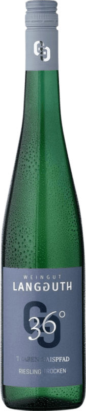 17,95 € Envio grátis | Vinho Branco Ulrich Langguth Traben Gaispfad Q.b.A. Mosel Mosel Alemanha Riesling 75 cl