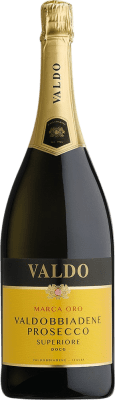 39,95 € 送料無料 | 白スパークリングワイン Valdo Marca Oro Spumante D.O.C.G. Prosecco di Valdobbiadene Superiore di Cartizze フリウリ - ヴェネツィアジュリア イタリア Glera マグナムボトル 1,5 L