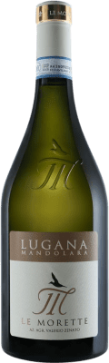 11,95 € Spedizione Gratuita | Vino bianco Valerio Zenato Vigneto Mandolara Le Morette D.O.C. Lugana lombardia Italia Trebbiano di Lugana Bottiglia 75 cl