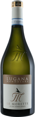 17,95 € Envío gratis | Vino Blanco Valerio Zenato Vigneto Mandolara Le Morette D.O.C. Lugana Lombardia Italia Trebbiano Botella 75 cl