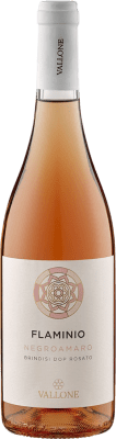 11,95 € Envío gratis | Vino Rosado Vallone Flaminio D.O.C. Brindisi Italia Negroamaro 75 cl
