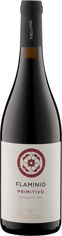 14,95 € Free Shipping | Red wine Vallone Flaminio I.G.T. Salento Italy Primitivo Bottle 75 cl