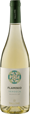 19,95 € Spedizione Gratuita | Vino Bianco Vallone Flaminio I.G.T. Salento Italia Verdeca 75 cl