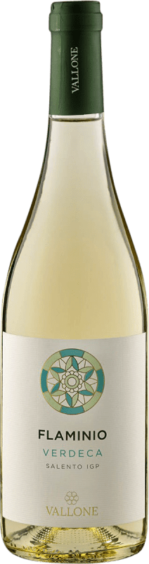 13,95 € Envio grátis | Vinho branco Vallone Flaminio I.G.T. Salento Itália Verdeca Garrafa 75 cl