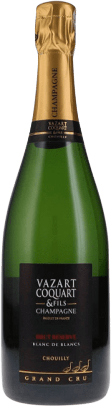 52,95 € 送料無料 | 白のスパークリングワイン Vazart Coquart L20 Chouilly Brut — ブリュット Grand Cru, Blanc de Blancs レセルバ A.O.C. Champagne シャンパン フランス Chardonnay — シャルドネ ボトル 75 cl