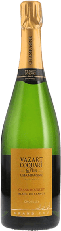 74,95 € 免费送货 | 白起泡酒 Vazart Coquart Grand Bouquet Chouilly Extra Brut — 特干型起泡酒 Grand Cru, Blanc de Blancs A.O.C. Champagne 香槟酒 法国 Chardonnay — 莎当妮 瓶装 75 cl