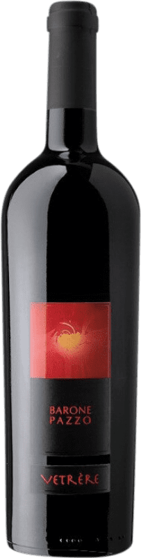 29,95 € 免费送货 | 红酒 Vetrère Barone Pazzo I.G.T. Salento 意大利 Primitivo 瓶子 75 cl