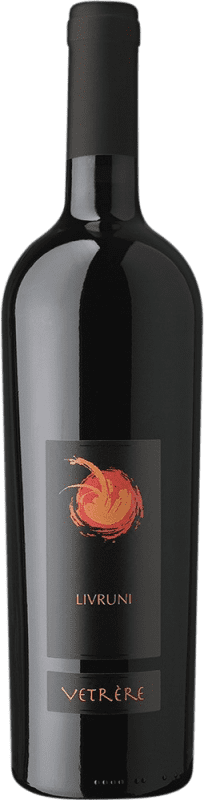 18,95 € Kostenloser Versand | Rotwein Vetrère Livruni I.G.T. Salento Italien Primitivo Flasche 75 cl