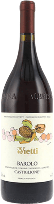 185,95 € Бесплатная доставка | Красное вино Vietti Castiglione D.O.C.G. Barolo Пьемонте Италия Nebbiolo — Неббиоло Бутылка Магнум 1,5 L