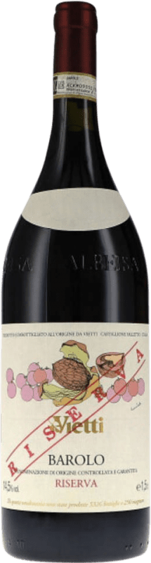 305,95 € Бесплатная доставка | Красное вино Vietti Резерв D.O.C.G. Barolo Пьемонте Италия Nebbiolo бутылка Магнум 1,5 L