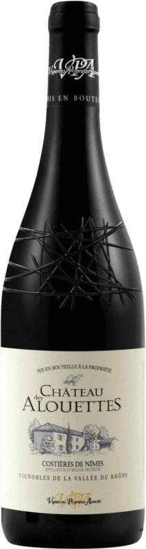 12,95 € Kostenloser Versand | Rotwein Propriétés Associés Château des Alouettes A.O.C. Costières de Nîmes Rhône Frankreich Syrah, Garnacha — Grenache 75 cl