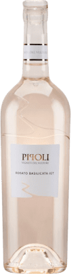 12,95 € Envío gratis | Vino rosado Vigneti del Vulture Pipoli Rosato I.G.T. Basilicata Basilicata Italia Aglianico Botella 75 cl