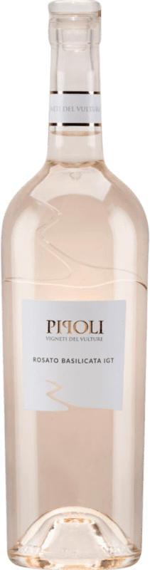 12,95 € Envío gratis | Vino rosado Vigneti del Vulture Pipoli Rosato I.G.T. Basilicata Basilicata Italia Aglianico Botella 75 cl