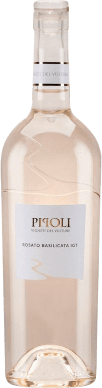 9,95 € Envío gratis | Vino rosado Vigneti del Vulture Pipoli Rosato Basilicata D.O.C. Sicilia Sicilia Italia Aglianico Botella 75 cl