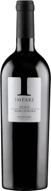 31,95 € Free Shipping | Red Wine Zabù Impari D.O.C. Sicilia Sicily Italy Nero d'Avola 75 cl