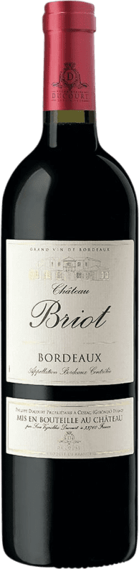 10,95 € Free Shipping | Red wine Ducourt Château Briot Rouge A.O.C. Bordeaux Bordeaux France Merlot, Cabernet Sauvignon Bottle 75 cl