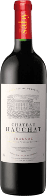 15,95 € Kostenloser Versand | Rotwein Familie Saby Château Hauchat A.O.C. Fronsac Bordeaux Frankreich Merlot Flasche 75 cl