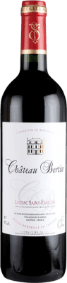 19,95 € 送料無料 | 赤ワイン Familie Saby Château Bertin A.O.C. Lussac-Saint-Émilion ボルドー フランス Merlot ボトル 75 cl