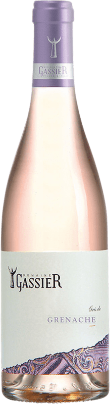 16,95 € Бесплатная доставка | Розовое вино Domaine Gassier Gris Rosé A.O.C. Côtes du Rhône Рона Франция Grenache, Mourvèdre бутылка 75 cl