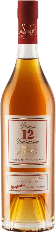 136,95 € Envio grátis | Aguardente Grappa Villa de Varda 12 Generazioni Reserva Itália Garrafa 70 cl