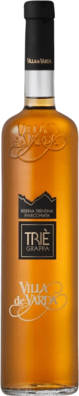 71,95 € Envio grátis | Aguardente Grappa Villa de Varda Triè Reserva Itália Garrafa 70 cl