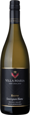 24,95 € 免费送货 | 白酒 Villa Maria 预订 I.G. Marlborough 马尔堡 新西兰 Sauvignon White 瓶子 75 cl