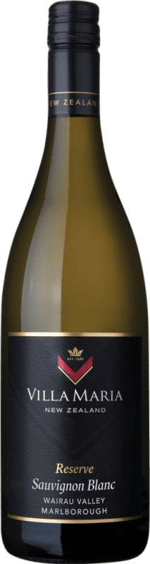 22,95 € Kostenloser Versand | Weißwein Villa Maria Reserve — Gereift I.G. Marlborough Marlborough Neuseeland Sauvignon Flasche 75 cl