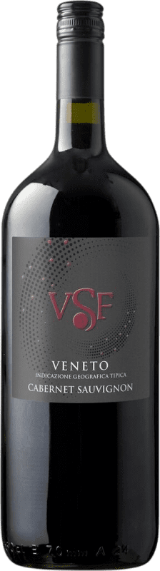 14,95 € Бесплатная доставка | Красное вино Villa Santa Flavia I.G.T. Venezia Venecia Италия Cabernet Sauvignon — Каберне Совиньон Бутылка Магнум 1,5 L