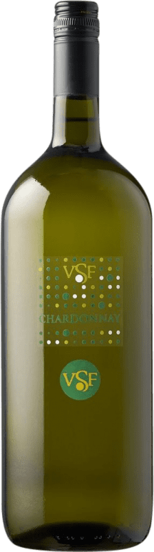 15,95 € Бесплатная доставка | Белое вино Villa Santa Flavia I.G.T. Venezia Venecia Италия Chardonnay — Шардоне Бутылка Магнум 1,5 L