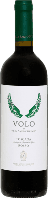 18,95 € Бесплатная доставка | Красное вино Villa Santo Stefano Volo I.G.T. Toscana Тоскана Италия Cabernet Sauvignon — Каберне Совиньон, Petit Verdot, Alicante Bouschet Бутылка 75 cl