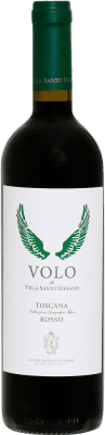 15,95 € Бесплатная доставка | Красное вино Villa Santo Stefano Volo I.G.T. Toscana Тоскана Италия Cabernet Sauvignon, Petit Verdot, Alicante Bouschet бутылка 75 cl