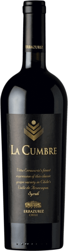 89,95 € Free Shipping | Red Wine Viña Errazuriz La Cumbre Shiraz I.G. Valle del Aconcagua Aconcagua Valley Chile Syrah — Shiraz Bottle 75 cl