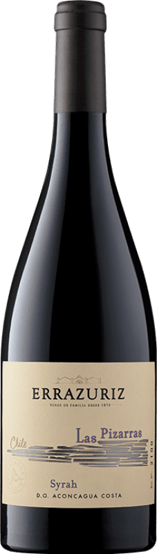 109,95 € Kostenloser Versand | Rotwein Viña Errazuriz Las Pizarras I.G. Valle del Aconcagua Chile Syrah Flasche 75 cl