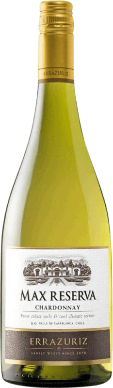 19,95 € Kostenloser Versand | Weißwein Viña Errazuriz Max Reserve — Gereift I.G. Valle del Aconcagua Aconcagua-Tal Chile Chardonnay Flasche 75 cl