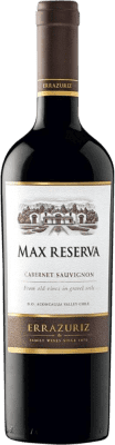 23,95 € 免费送货 | 红酒 Viña Errazuriz Max 预订 I.G. Valle del Aconcagua 阿空加瓜谷 智利 Cabernet Sauvignon 瓶子 75 cl