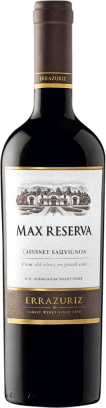 23,95 € Бесплатная доставка | Красное вино Viña Errazuriz Max Резерв I.G. Valle del Aconcagua Долина Аконкагуа Чили Cabernet Sauvignon бутылка 75 cl