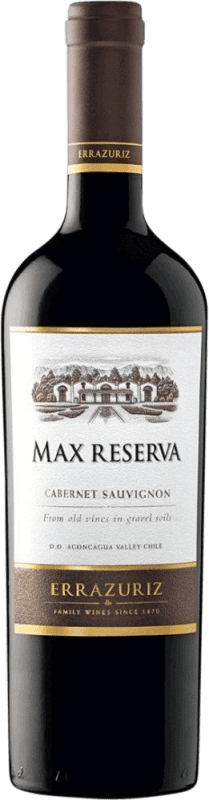26,95 € Kostenloser Versand | Rotwein Viña Errazuriz Max Reserve — Gereift I.G. Valle del Aconcagua Aconcagua-Tal Chile Cabernet Sauvignon Flasche 75 cl